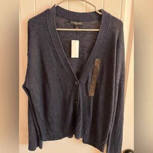 Navy Blue Banana Republic Cardigan